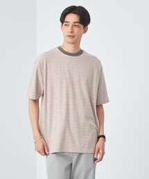 green label relaxing | ヴィンテージ ボーダー クルーネック Tシャツ(Tシャツ/カットソー)