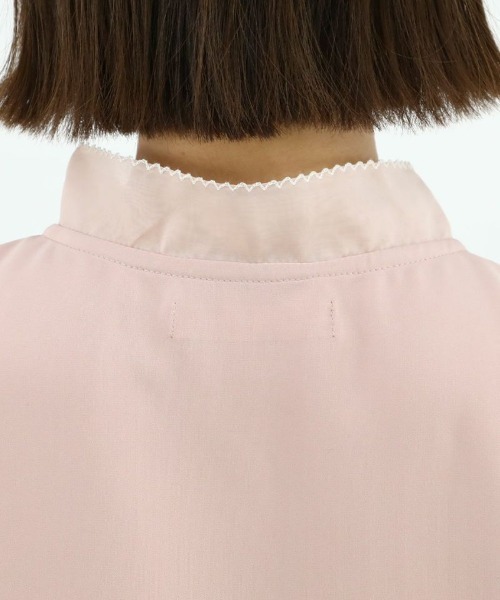 F i.n.t（フィント）の「ピコミシンシアーボウタイブラウス/fint（シャツ/ブラウス・レディース・オフホワイト/ピンクベージュ・FREE）」の15枚目の写真