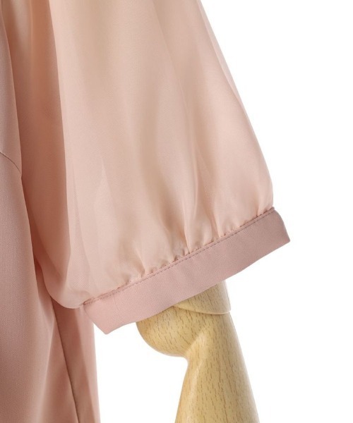 F i.n.t（フィント）の「ピコミシンシアーボウタイブラウス/fint（シャツ/ブラウス・レディース・オフホワイト/ピンクベージュ・FREE）」の12枚目の写真