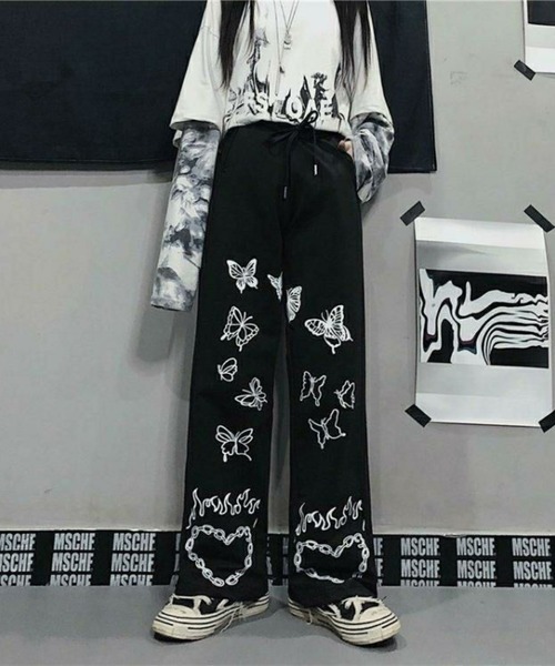 VIBGYOR(ヴィブジョー)の「PTイージーパンツ(BL)(その他パンツ・レディース・ブラック/グレー・MEDIUM/LARGE)」の3枚目の写真