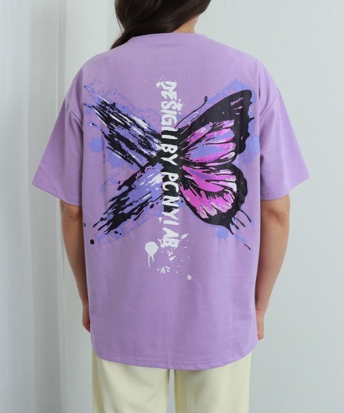 Miniministore（ミニミニストア）の「ロゴTシャツ レディース 韓国 春夏（Tシャツ/カットソー・レディース・ホワイト/ブラック/パープル・FREE）」の9枚目の写真