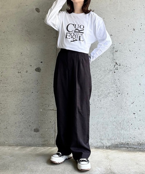 cuorequal(クオレコール)の「cuorequalロゴTシャツ(Tシャツ/カットソー・レディース・ホワイト・MEDIUM/LARGE)」の9枚目の写真