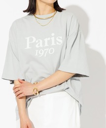 【REMI RELIEF / レミレリーフ】ロゴTシャツ / SP加工14/天竺T(Paris 1970)