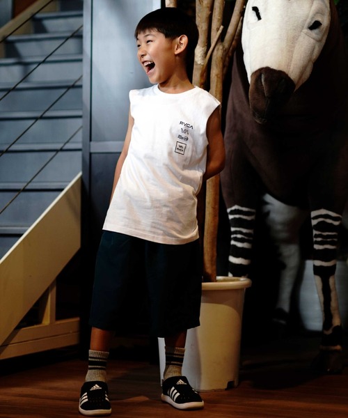 RVCA(ルーカ)の「RVCA/ルーカ ALL LOGO TANK タンクトップ BE04E-P35(タンクトップ・キッズ・ブラック/ホワイト・150cm/160cm/130cm/140cm)」の10枚目の写真