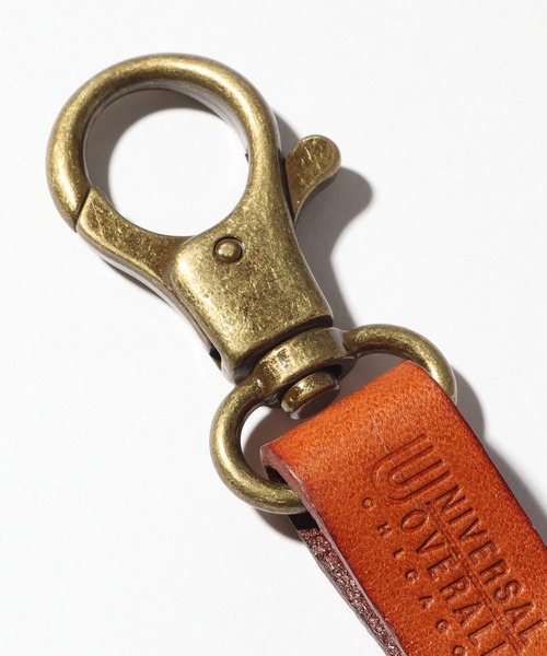 UNIVERSAL OVERALL(ユニバーサルオーバーオール)の「【UNIVERSAL OVERALL/ユニバーサルオーバーオール】LEATHER KEY HOOK/レザーキーフック キーリング(キーホルダー・メンズ・ブラウン/ダークブラウン/ブラック・FREE)」の5枚目の写真