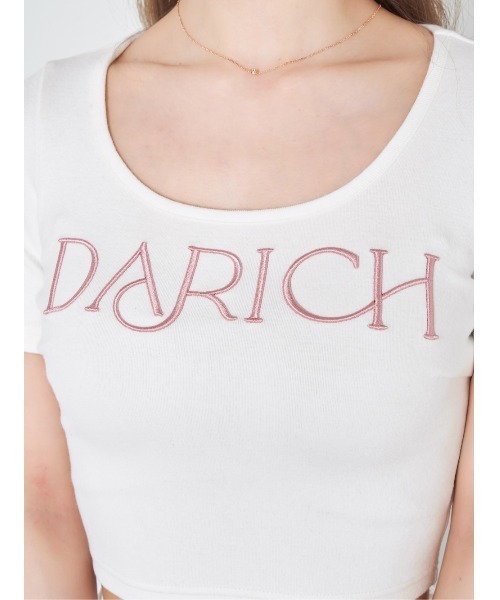 Darich(ダーリッチ)の「ロゴショートTシャツ(Tシャツ/カットソー・レディース・ブラック/ホワイト・FREE)」の14枚目の写真