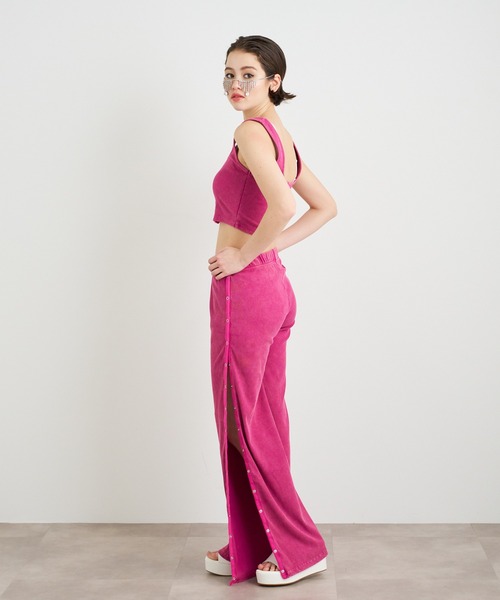 ANNA SUI NYC（アナ スイ エヌ ワイ シー）の「ANNA SUI NYC パウダーブリーチサイドリングドットボタンパンツ（その他パンツ・レディース・ブラック/パープル/ブルー・FREE）」の18枚目の写真