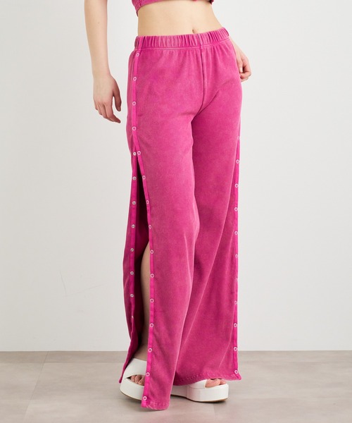 ANNA SUI NYC（アナ スイ エヌ ワイ シー）の「ANNA SUI NYC パウダーブリーチサイドリングドットボタンパンツ（その他パンツ・レディース・ブラック/パープル/ブルー・FREE）」の13枚目の写真