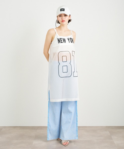 ANNA SUI NYC（アナ スイ エヌ ワイ シー）の「ANNA SUI NYC パウダーブリーチサイドリングドットボタンパンツ（その他パンツ・レディース・ブラック/パープル/ブルー・FREE）」の21枚目の写真