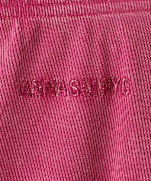 ANNA SUI NYC（アナ スイ エヌ ワイ シー）の「ANNA SUI NYC パウダーブリーチサイドリングドットボタンパンツ（その他パンツ・レディース・ブラック/パープル/ブルー・FREE）」の6枚目の写真