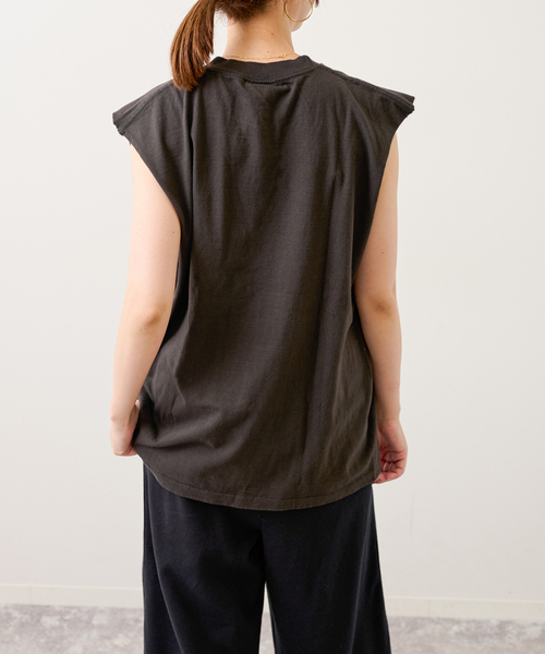 U by SPICK&SPAN(ユーバイスピックアンドスパン)の「【SCREEN STARS/スクリーンスターズ】別注ロゴN/S TEE(Tシャツ/カットソー・レディース・ピンク/ブラック系その他/レッド/ライトグレー・FREE)」の8枚目の写真