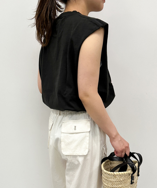 U by SPICK&SPAN(ユーバイスピックアンドスパン)の「【SCREEN STARS/スクリーンスターズ】別注ロゴN/S TEE(Tシャツ/カットソー・レディース・ピンク/ブラック系その他/レッド/ライトグレー・FREE)」の14枚目の写真
