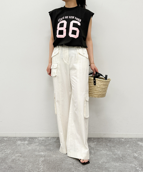 U by SPICK&SPAN(ユーバイスピックアンドスパン)の「【SCREEN STARS/スクリーンスターズ】別注ロゴN/S TEE(Tシャツ/カットソー・レディース・ピンク/ブラック系その他/レッド/ライトグレー・FREE)」の15枚目の写真
