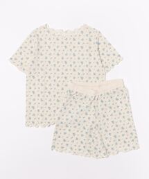 Sakka | [JEMORGAN] ワッフル花柄半袖メロウＴ＆ショーツ３点セット(Tシャツ/カットソー)