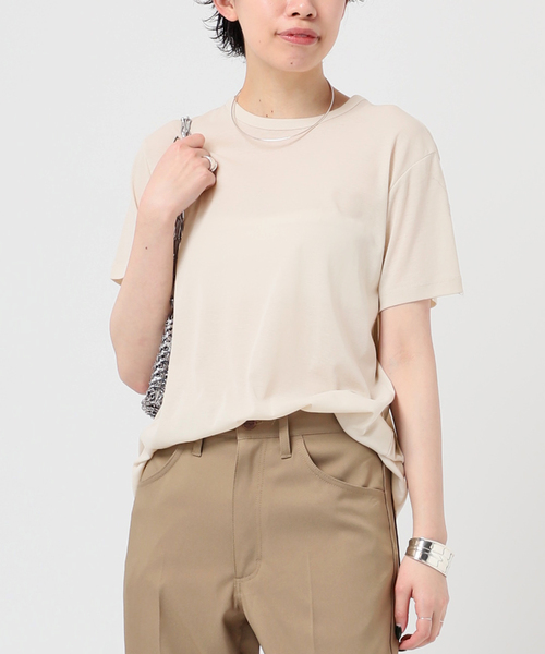 【最終値下げ】新品未使用タグ付き AP STUDIO シアーTシャツ ホワイト セール】シアーTシャツ（Tシャツ/カットソー）｜AP STUDIO