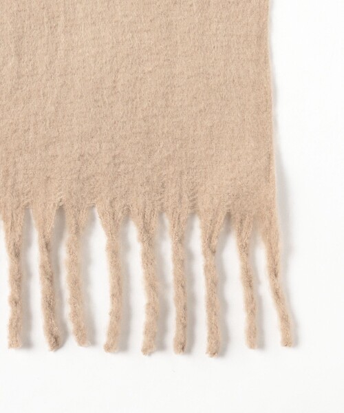 BEAMS（ビームス）の「シャギー ビッグ ストール（マフラー・メンズ・オフホワイト/グレー/ブラック・ONE SIZE）」の10枚目の写真