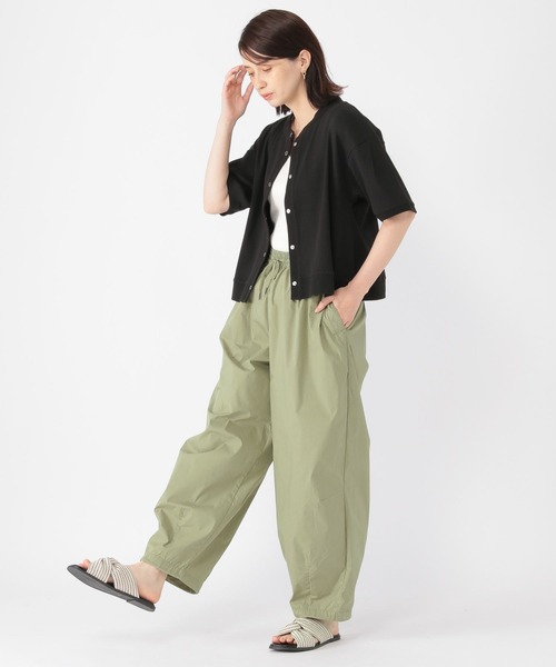 studio CLIP（スタディオクリップ）の「パラシュートパンツ[プチサイズあり]（その他パンツ・レディース・スモーク/カーキ/ライトグレー・FREE/PF）」の10枚目の写真