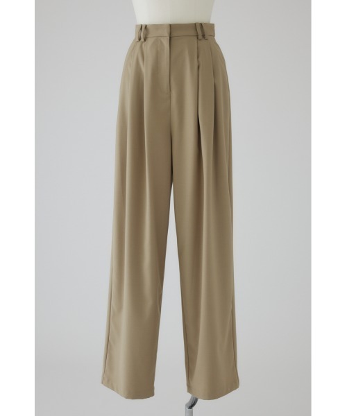 RIM.ARK（リムアーク）の「W tuck wide slacks Wタックワイド
