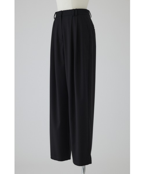 RIM.ARK（リムアーク）の「W tuck wide slacks Wタックワイドスラックス（スラックス・レディース・ライトベージュ/ブラウン/ブラック・38/36）」の10枚目の写真