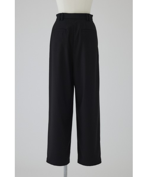 RIM.ARK（リムアーク）の「W tuck wide slacks Wタックワイドスラックス（スラックス・レディース・ライトベージュ/ブラウン/ブラック・38/36）」の4枚目の写真
