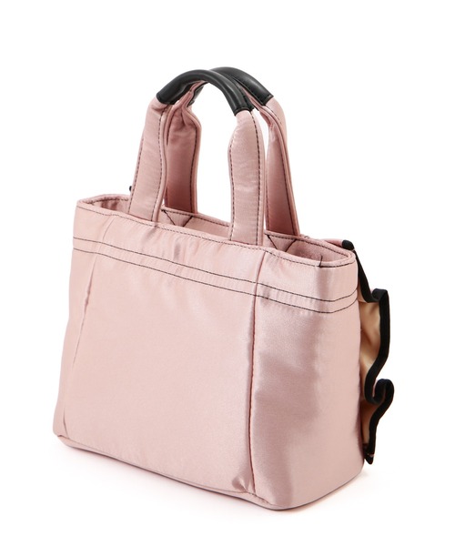 JILL by JILL STUART ピーチジョン フリルトート ピンク サテンフリルトート(ワンサイズ ピンク): PEACH JOHN | ピーチ