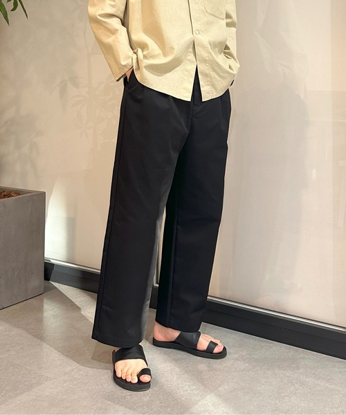 1chaku.(イッチャク)の「ルーズテーパードワイドパンツ(その他パンツ・メンズ・ブラック/カーキ/ベージュ/ネイビー・XS/S/M/L/XL)」の2枚目の写真