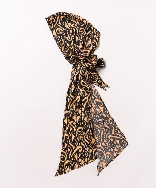 チャイハネ（チャイハネ）の「【チャイハネ】カリバスカーフリボンヘアバンド（ヘアバンド・レディース・ホワイト/グリーン/オレンジ・FREE）」の3枚目の写真