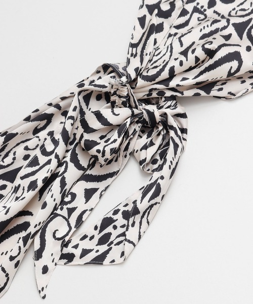 チャイハネ（チャイハネ）の「【チャイハネ】カリバスカーフリボンヘアバンド（ヘアバンド・レディース・ホワイト/グリーン/オレンジ・FREE）」の9枚目の写真