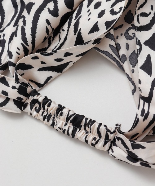 チャイハネ（チャイハネ）の「【チャイハネ】カリバスカーフリボンヘアバンド（ヘアバンド・レディース・ホワイト/グリーン/オレンジ・FREE）」の10枚目の写真