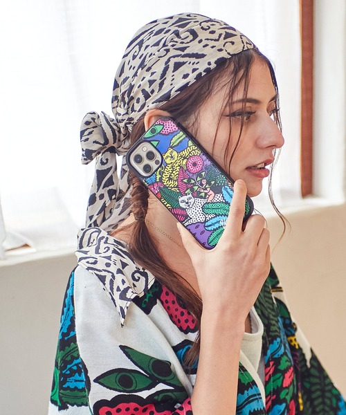 チャイハネ（チャイハネ）の「【チャイハネ】カリバスカーフリボンヘアバンド（ヘアバンド・レディース・ホワイト/グリーン/オレンジ・FREE）」の12枚目の写真