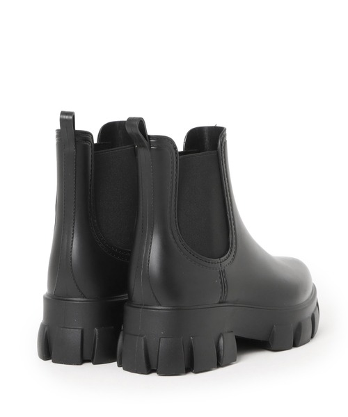 Balancoire（ブランコアール）の「トラックソール厚底サイドゴアレインブーツ（レインシューズ・レディース・ブラック・M/L/LL）」の3枚目の写真