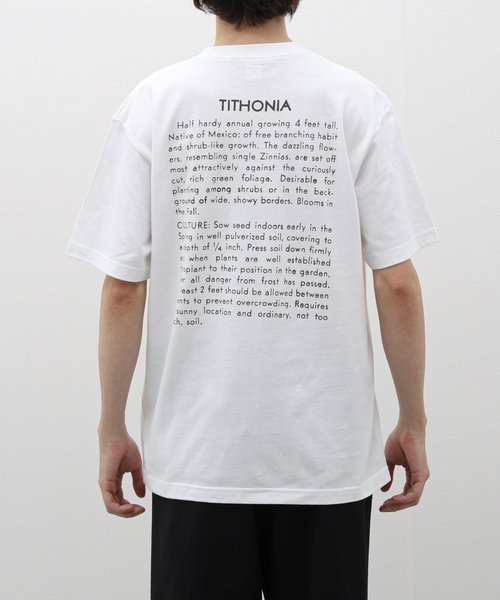 CORNICHE（コーニッシュ）の「niche. Flower Seeds T-Shirts　HS24- JAC-01（Tシャツ/カットソー・メンズ・ホワイト・MEDIUM）」の15枚目の写真