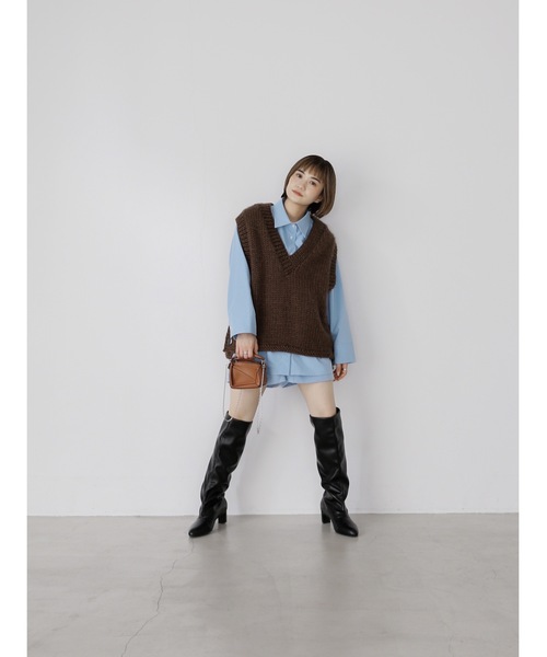 Katrin TOKYO(カトリーントーキョー)の「boyfriend boxy shorts(その他パンツ・レディース・ブルー/グリーン/ピンク・FREE/XS)」の12枚目の写真