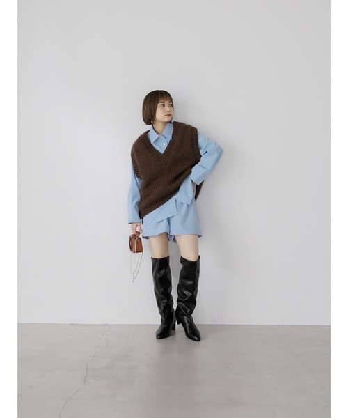 Katrin TOKYO(カトリーントーキョー)の「boyfriend boxy shorts(その他パンツ・レディース・ブルー/グリーン/ピンク・FREE/XS)」の14枚目の写真