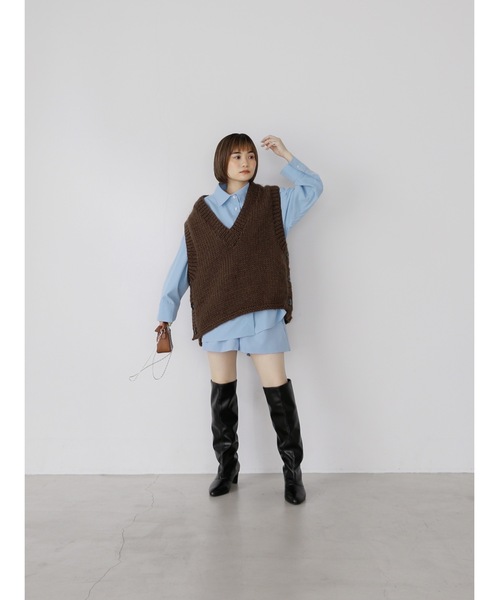Katrin TOKYO(カトリーントーキョー)の「boyfriend boxy shorts(その他パンツ・レディース・ブルー/グリーン/ピンク・FREE/XS)」の15枚目の写真
