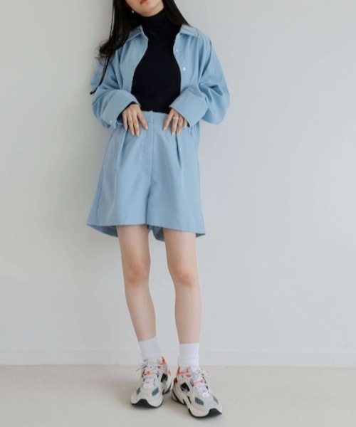 Katrin TOKYO(カトリーントーキョー)の「boyfriend boxy shorts(その他パンツ・レディース・ブルー/グリーン/ピンク・FREE/XS)」の9枚目の写真