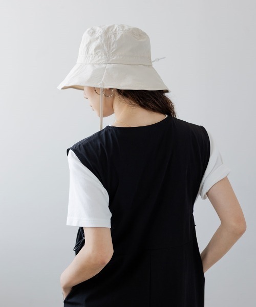 Moredde UV98％カット＆撥水加工 持ち運びがらくちんなつば