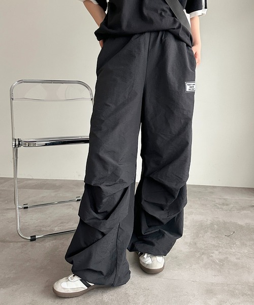 apres jour mignon(アプレジュールミニョン)の「【apres jour mignon SOIE】ユニセックスナイロンタックパンツ【ZOZOTOWN限定アイテム】(その他パンツ・レディース・カーキ/ブラック/オフホワイト・X-LARGE/MEDIUM/SMALL)」の17枚目の写真