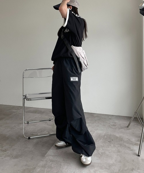 apres jour mignon(アプレジュールミニョン)の「【apres jour mignon SOIE】ユニセックスナイロンタックパンツ【ZOZOTOWN限定アイテム】(その他パンツ・レディース・カーキ/ブラック/オフホワイト・X-LARGE/MEDIUM/SMALL)」の12枚目の写真