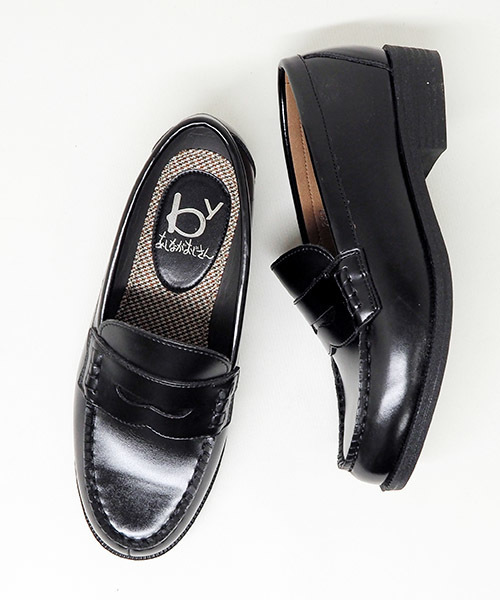 byあしながおじさん（バイアシナガオジサン）の「〈 byあしながおじさん 〉　ベーシックコインローファー（ローファー・レディース・ダークブラウン/ブラック/ワイン・24.0cm/24.5cm/23.0cm/22.5cm/23.5cm）」の15枚目の写真