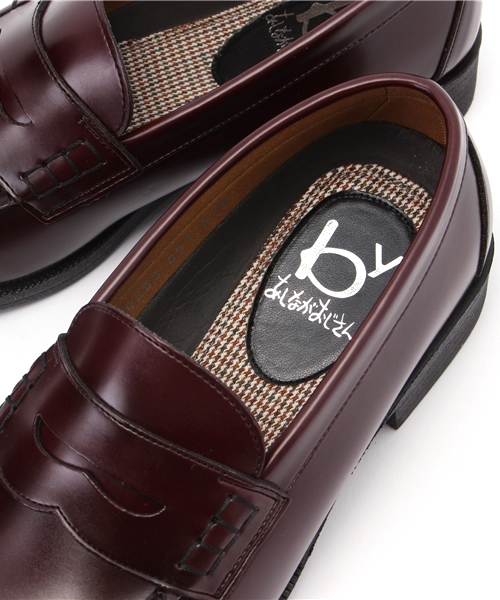 byあしながおじさん（バイアシナガオジサン）の「〈 byあしながおじさん 〉　ベーシックコインローファー（ローファー・レディース・ダークブラウン/ブラック/ワイン・24.0cm/24.5cm/23.0cm/22.5cm/23.5cm）」の9枚目の写真