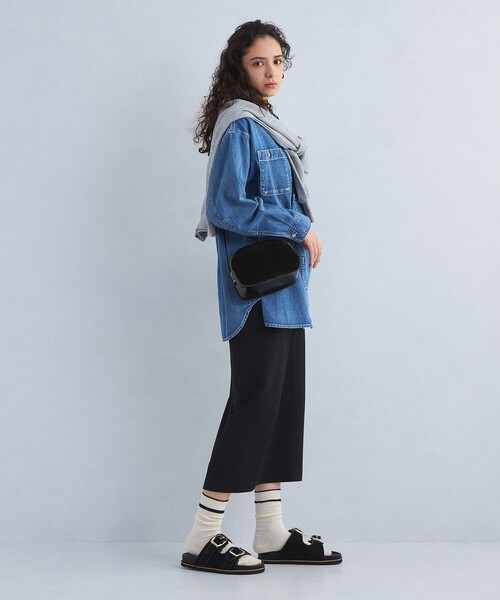 green label relaxing（グリーンレーベルリラクシング）の「＜RUBAN＞ダブル ベルト サンダル（サンダル・レディース・ブラック・37(23.5)/36(22.5)/38(24.5)）」の12枚目の写真