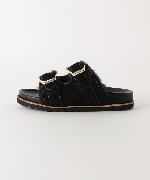 green label relaxing（グリーンレーベルリラクシング）の「＜RUBAN＞ダブル ベルト サンダル（サンダル・レディース・ブラック・37(23.5)/36(22.5)/38(24.5)）」の10枚目の写真