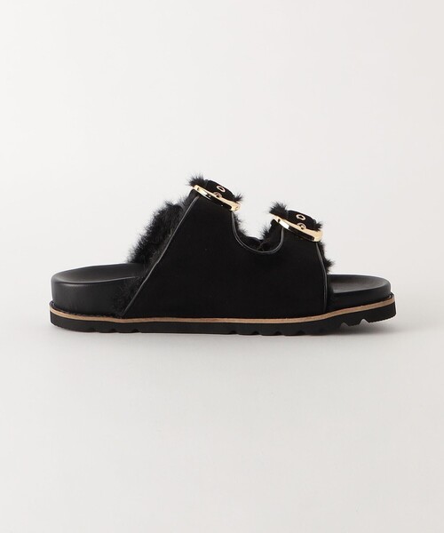 green label relaxing（グリーンレーベルリラクシング）の「＜RUBAN＞ダブル ベルト サンダル（サンダル・レディース・ブラック・37(23.5)/36(22.5)/38(24.5)）」の7枚目の写真