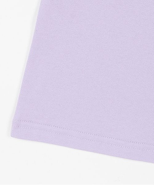 X-girl Stages（エックスガールステージス）の「立体PVCロゴモチーフ半袖Tシャツ（Tシャツ/カットソー・キッズ・オフホワイト/ブラック/ラベンダー・90cm/100cm/120cm/130cm/140cm/110cm）」の8枚目の写真