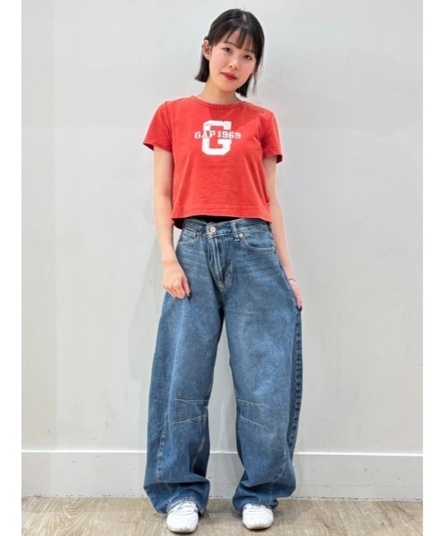 GAP ホースシューデニム ハイライズ ホースシューデニム（デニムパンツ）｜GAP（ギャップ