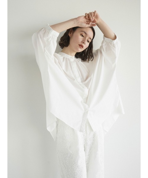 【セール】Back pleated blouse（シャツ/ブラウス）｜FIKA.（フィーカ）