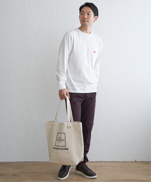 ikka(イッカ)の「URBAN NATURE LIFE アーバンネイチャーライフ ワンポイントロンT(Tシャツ/カットソー・メンズ・ホワイト/ブラック/オレンジ/オリーブ/ネイビー・S/M/L/XL)」の21枚目の写真