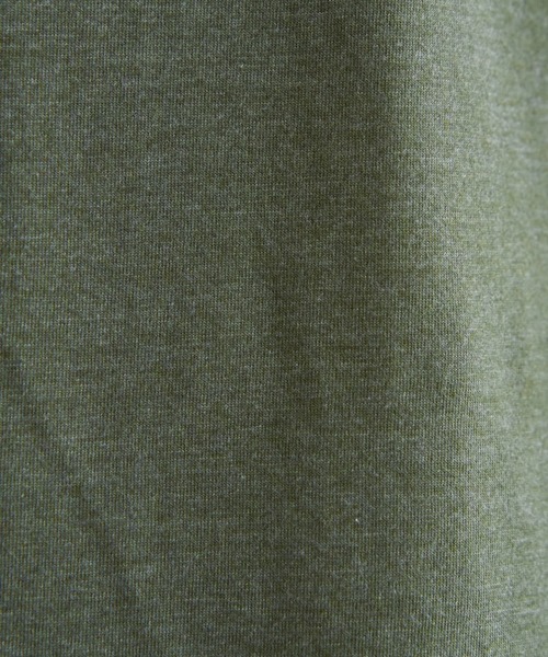 ikka(イッカ)の「URBAN NATURE LIFE アーバンネイチャーライフ ワンポイントロンT(Tシャツ/カットソー・メンズ・ホワイト/ブラック/オレンジ/オリーブ/ネイビー・S/M/L/XL)」の8枚目の写真