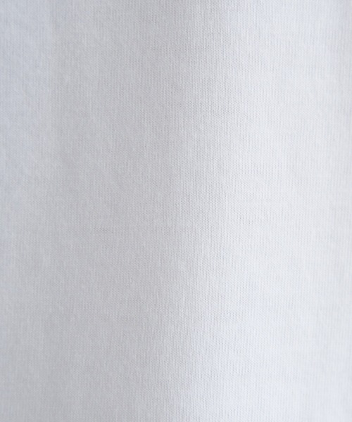 ikka(イッカ)の「URBAN NATURE LIFE アーバンネイチャーライフ ワンポイントロンT(Tシャツ/カットソー・メンズ・ホワイト/ブラック/オレンジ/オリーブ/ネイビー・S/M/L/XL)」の6枚目の写真